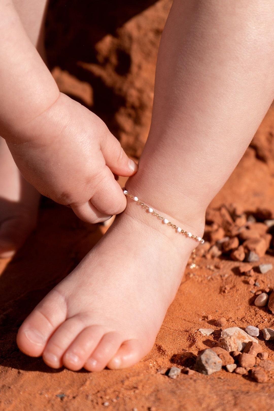 Buy Dainty Anklet-gold Anklet-chain Anklet-anklet for Women-toddler  Anklet-anklet Bracelet-baby Anklet-toddler Jewelry-baby Jewelry-kids Anklet  Online
