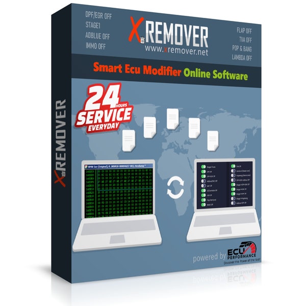 XRemover Chip Tuning Software. 1 month licence key. Tune Your Car Easily online.