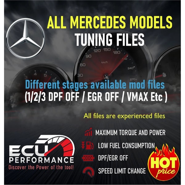 Mercedes Benz Tuning Files Stage1,Stage 2...etc (9.4 GB)