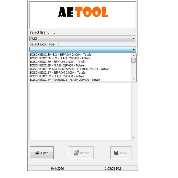 Ae Tool V1.3 for ECU decoding immo off software