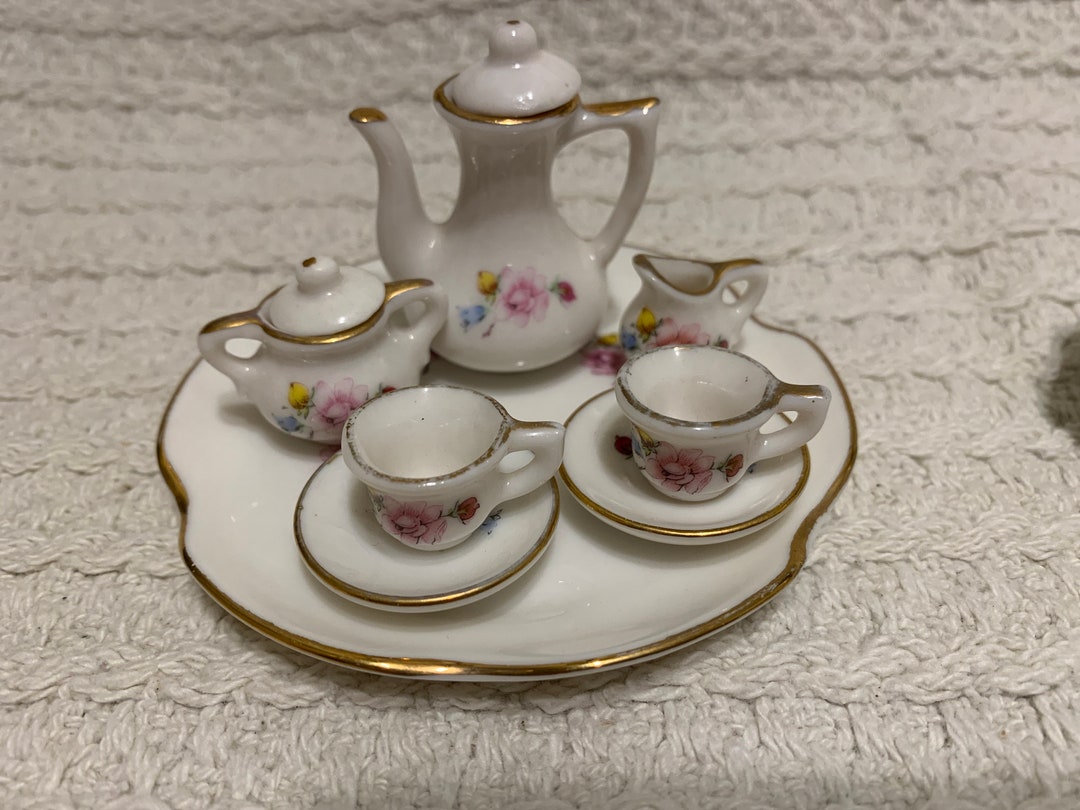 Vintage Ceramic Tiny Tea Sets Etsy