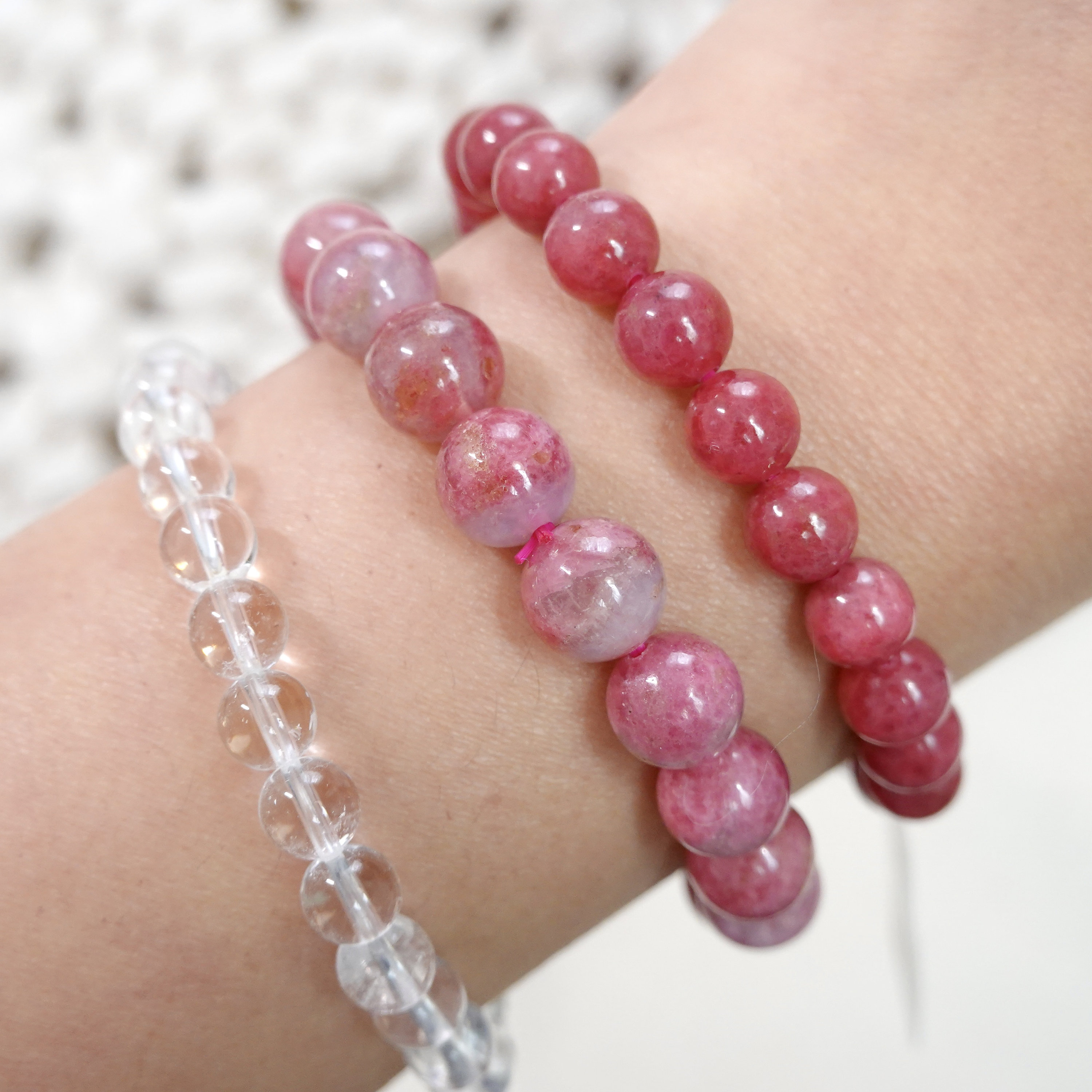 MASU(エムエーエスユー)のRAINDROP BRACELET PINKの通販