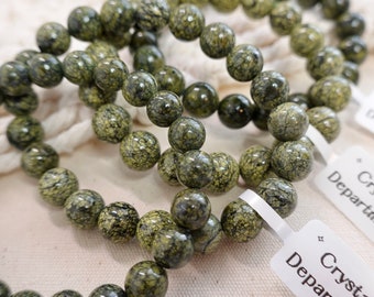 Grade A ⁂ Medicine King Stone (tibetan Serpentine) 8mm - 10mm 