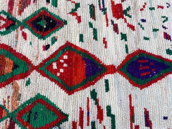 Handwoven 8x10 Beni Ourain Rug, Soft Moroccan Berber Rug, Custom Wall Art