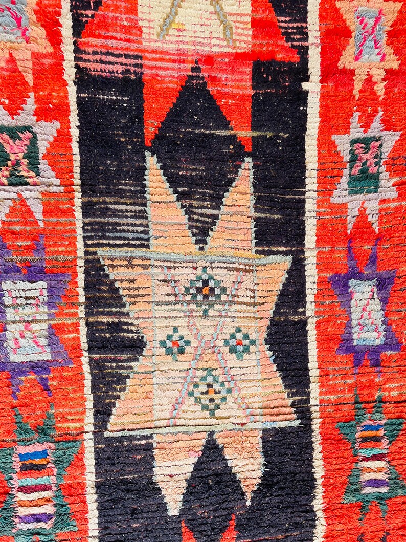 Handmade Rug for Living Room, Red Moroccan Rug, Outdoor Rugs, Custom