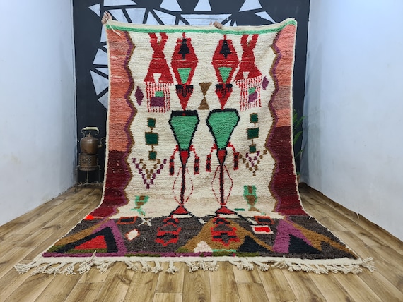ECLECTIC rug - Azilal carpet - Moroccan rugs - Azilal area rugs - Boho rugs - Azilal rug - Teppich marokko - Home decor - FREE Shipping