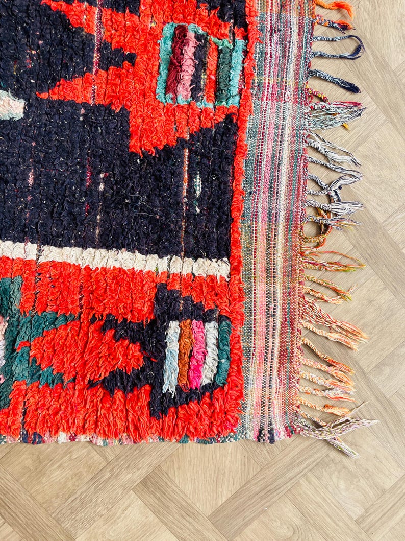 Handmade Rug for Living Room, Red Moroccan Rug, Outdoor Rugs, Custom