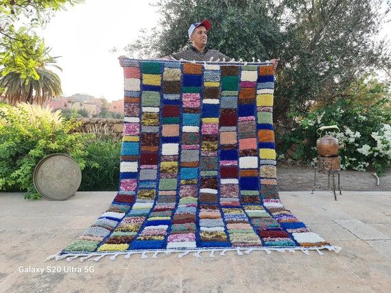 Handmade Beni Ourain Moroccan Wool Rug by Berberugallery • Personalize Home Decor Gifts For Her Unique
