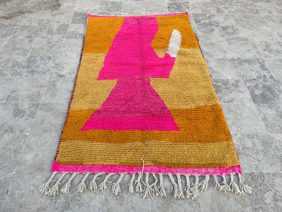 Handmade Berber Wool Rug, Moroccan Design, Custom Rug