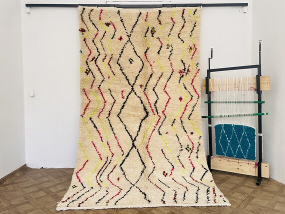 Ultra Soft White Rugs - Fluffy Plush Area Rugs for Living Room, Bedroom & Kids Room, Azilal Carpet for Playroom And Corridor