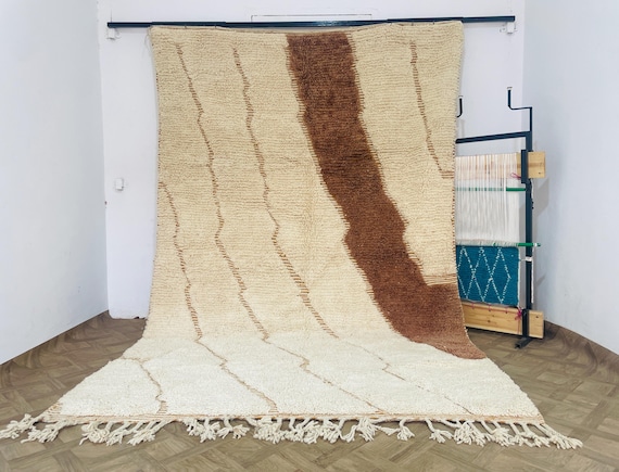Rug for Living room Large, Beni ourain Moroccan Rug, Wool Rug Handmade, Custom Beni Ourain rug , Rug Style Moroccan , Customized Home Decor