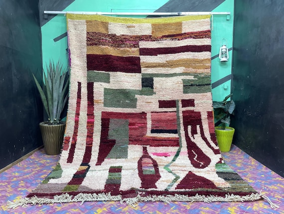 Unique Home Decor Aesthetic - Custom Rug - Area Rug - Carpet Living Room - Minimalistic Modern Furniture - Modern Farmhouse Summer Decor