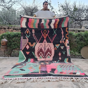 AMAZING Moroccan Rugs - Handmade Boujaad Style - Berber Area Rug - Large Authentic Moroccan Rug - Teppich Marokko
