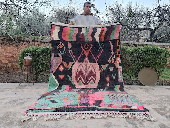 AMAZING Moroccan Rugs - Handmade Boujaad Style - Berber Area Rug - Large Authentic Moroccan Rug - Teppich Marokko