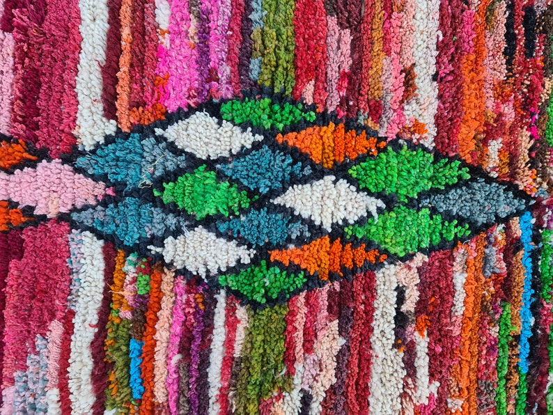 Personalized Moroccan Rug Doormat Custom Area Rug for Home Decor Unique