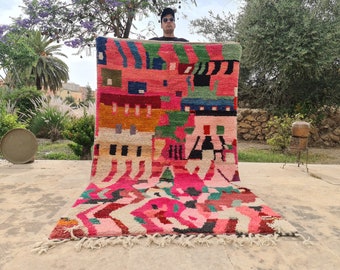 Custom Boujaad Rug Moroccan, Personalized Home Decor Gifts For Her
