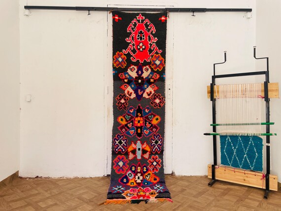 Colorful Vintage Runner Rug | Hallway & Stair Runner | Perfect for Kitchen | Long Outdoor Floor Rug