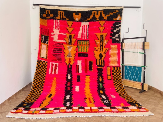 MODERN CUSTOM MOROCCAN Rug - moroccan rug - custom rug - handmade rug - berber rug - modern rug - moroccan berber rug - custom size rug