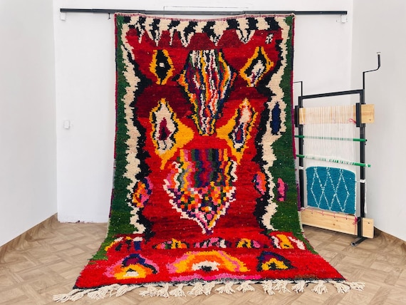 Large Boujaad Rug – Handwoven Moroccan Wool Area Rug