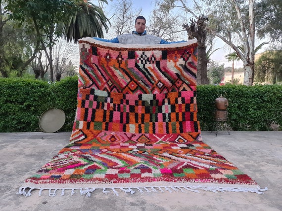 Moroccan Checkered Rug - Moroccan Rug checkered - Handmade Rug - Moroccan Rug - Checker board Rug - Beni ourain Rug - Berber Rug - Wool Rug
