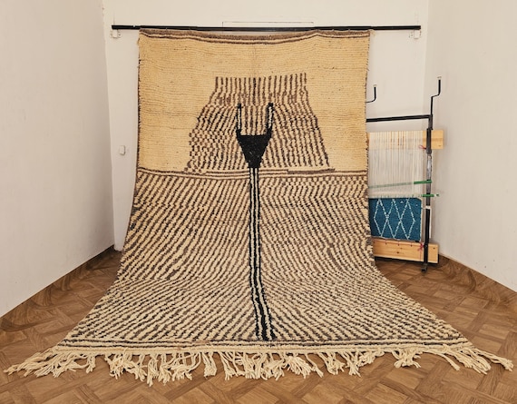 Personalized Handmade Moroccan Rug - A Touch of Elegance for Your Home Decor