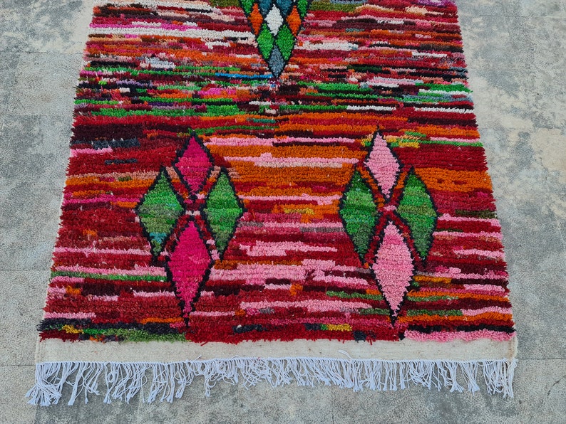 Personalized Moroccan Rug Doormat Custom Area Rug for Home Decor Unique
