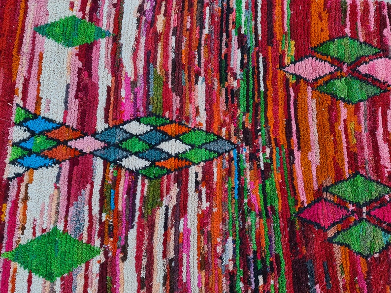 Personalized Moroccan Rug Doormat Custom Area Rug for Home Decor Unique