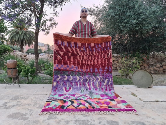 Rugs For Bedroom Aesthetic, Berber Rug Moroccan, Handmade Furniture And Decor, Boho Decor Living Room, Anniversary Gift For Her