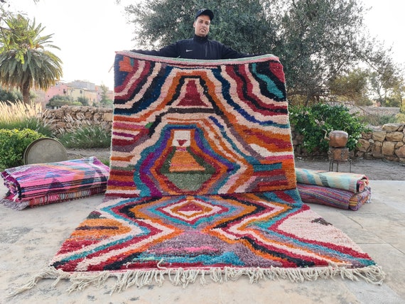 Beni Ourain Rug, Authentic Moroccan Rug, Berber Carpet, Genuine Wool Rug, Handmade Rug, Beni Ourain Style, Area Rug, Tapis Berbere