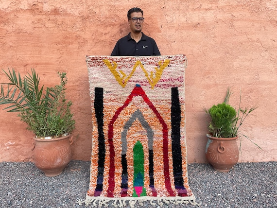 Personalized Design Or Color Rug by Berberugallery • Cool & Bright Moroccan Berber Rugs • Gift for Her • Personalized Gift •
