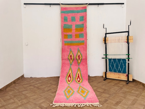 Home Decor, Gift For Mom, Runner Rug, Carpet Runners, Wool Rug, Hallway Runner, Berber Carpet, Hallway Rug, Entryway Rug, Moroccan Rug