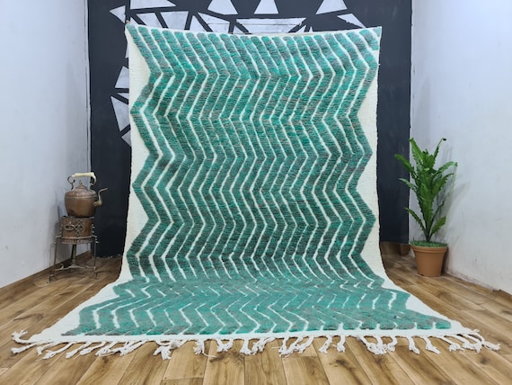 Authentic Beni Ourain Rug Custom - Moroccan Rug - Moroccan Wool Rug - Handmade Rug - Morrocan Rug Bohemian - Berber Rug - Soft Durable Rug