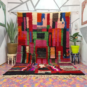Custom Rug Nursery, Home Decor Farmhouse Living Room, Handmade Rug For Bedroom, Moroccan Rug Pink, Berber Rug Colorful, Teppich Marokko