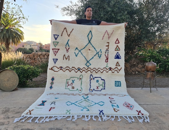 Moroccan Shag Rug - Unique Berber Azilal Design Rug - Custom Moroccan Rugs for Every Space
