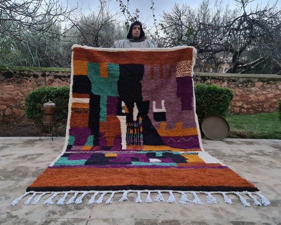 Wow Your Space! Custom Moroccan Rug - Beni Ourain, Handmade Berber Carpet, 8x10 Moroccan Area Rug, Unique Teppich