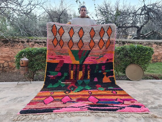 Home Decor Rug, Custom Rug, Area Rug, Handmade Rug, Wool Rug, Living Room Rug, Bedroom Rug, Bohemian Rug, Moroccan Rug, Colorful Rug