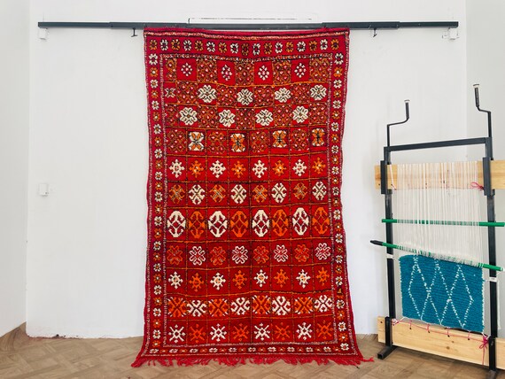 Berber Carpet, Morrocan Rug, Vintage, Rug, Handmade, Area Rug, Wool Rug, Woven Rug, Berber Rug, Abstract Rug, Colorful Rug, Bohemian Rug
