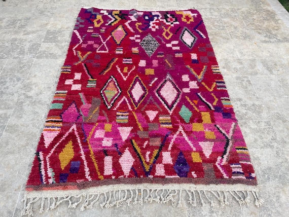 Purple Rugs: Washable, Stylish Moroccan Designs by Safwan - Free UK Delivery