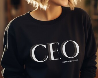 CEO Crewneck Sweatshirt pour Gift Company Sweatshirt CEO Cadeau pour Boss Sweatshirt Cadeau pour Entrepreneur CEO Sweatshirt Company Crewneck Cadeau