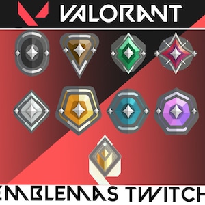 Valorant Badges Ranked Ranks Sub Bits Badges Twitch
