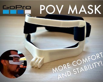 Mask to film POV go pro universal mount