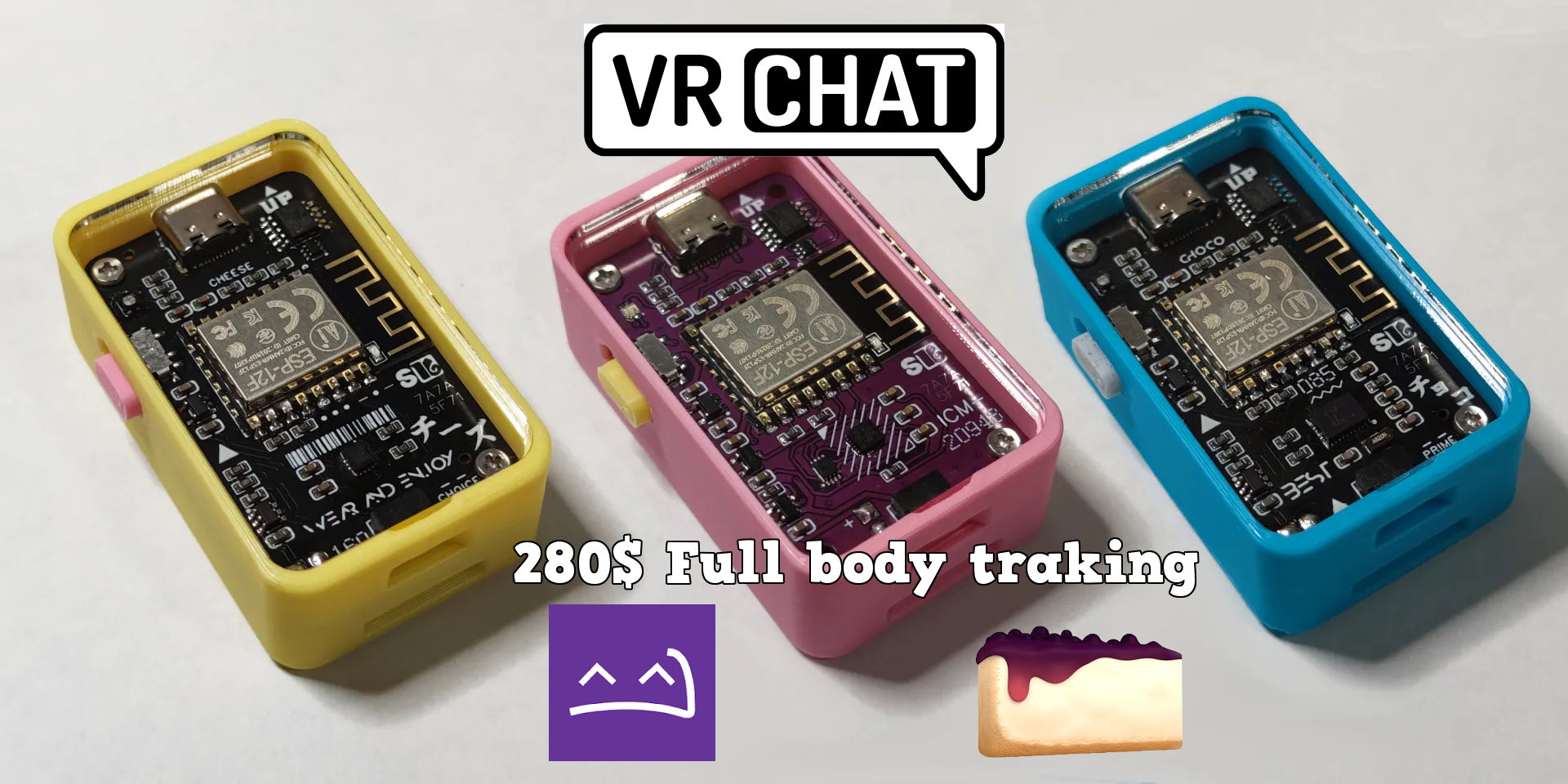 Slimevr BNO0085 Trakers for Vrchat Motion Trackers for
