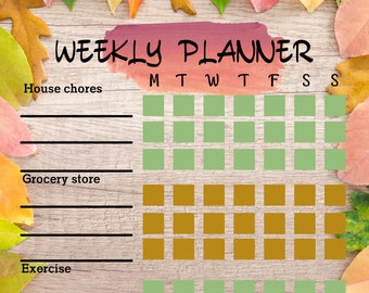 Weekly planner