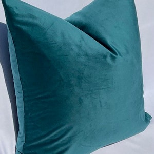 Peacock Blue Pillow Cover