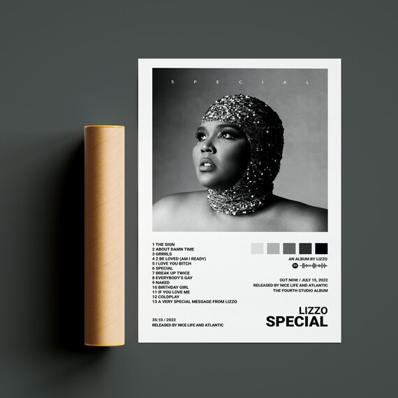Lizzo Poster Special Poster Lizzo Special Tracklist - Etsy