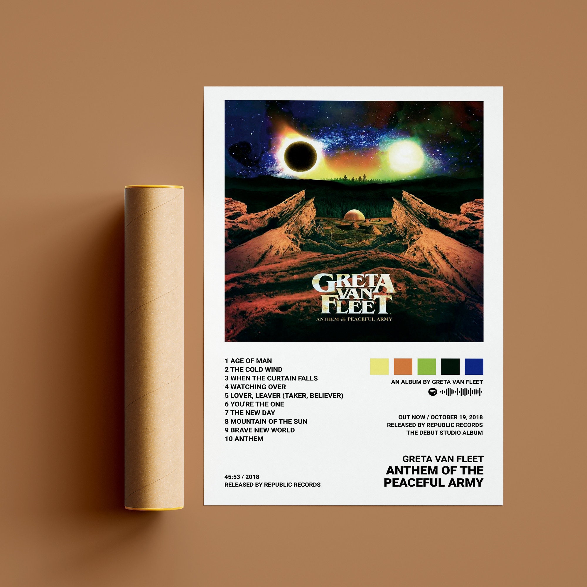 Discover Greta Van Fleet Posters / Anthem of the Peaceful Army Poster