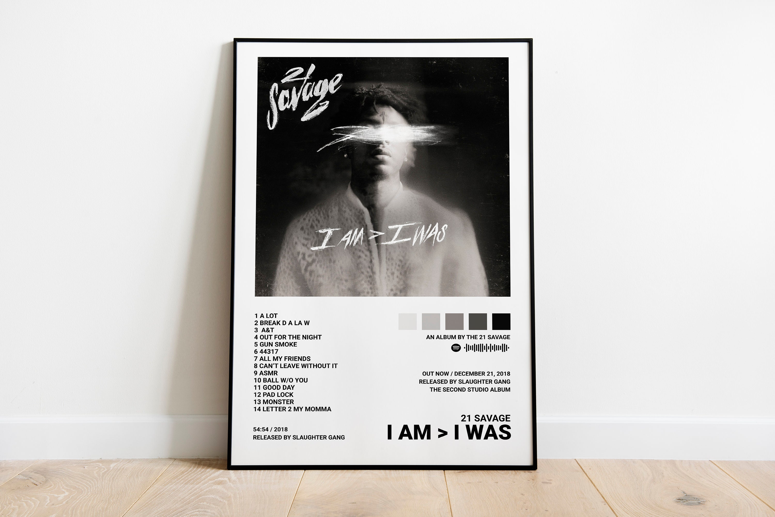 21 Savage Poster / I Am > I Was Poster
