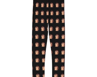 Leggings infantiles con estampado de erizos / Estampado integral