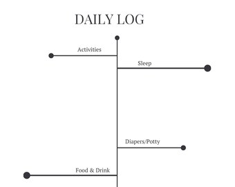 Nanny Notes Childcare Daily Log Sheet - Etsy