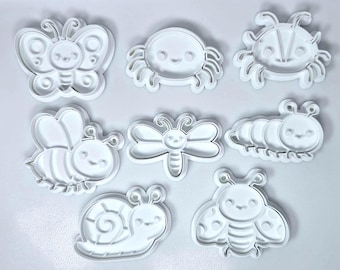 Spring Bug Cookie Cutter Set – Garden Insect Shapes for Kids Baking, Fondant & Clay Cutter
